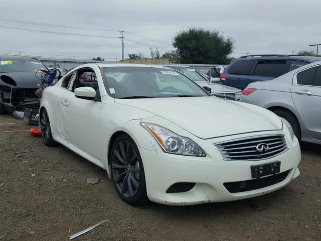 JNKCV64E58M107216 - 2008 INFINITI G37 BASE WHITE photo 1