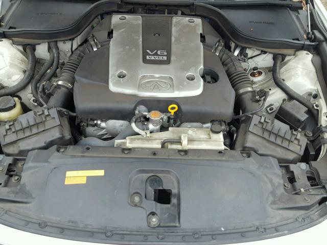 JNKCV64E58M107216 - 2008 INFINITI G37 BASE WHITE photo 7