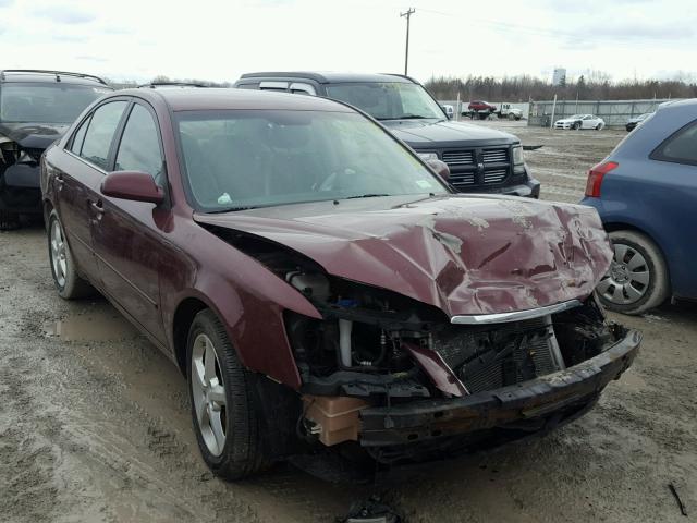 5NPEU46F69H475472 - 2009 HYUNDAI SONATA SE MAROON photo 1