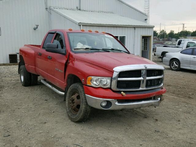 3D7MU48C74G198286 - 2004 DODGE RAM 3500 Q RED photo 1