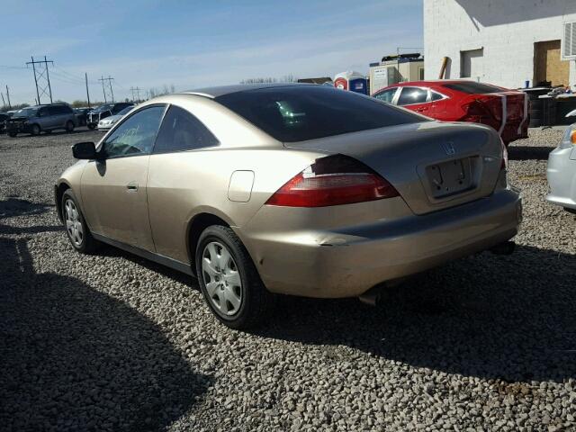 1HGCM82264A008149 - 2004 HONDA ACCORD LX GOLD photo 3