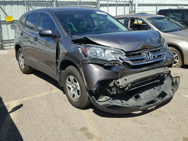 5J6RM3H32CL046891 - 2012 HONDA CR-V LX SILVER photo 1