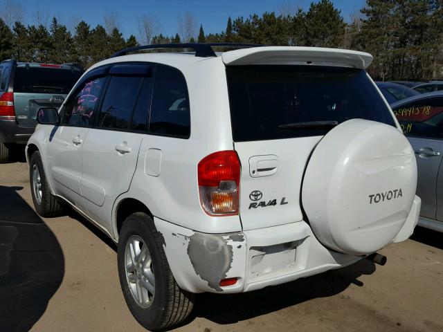 JTEGH20V330088766 - 2003 TOYOTA RAV4 WHITE photo 3