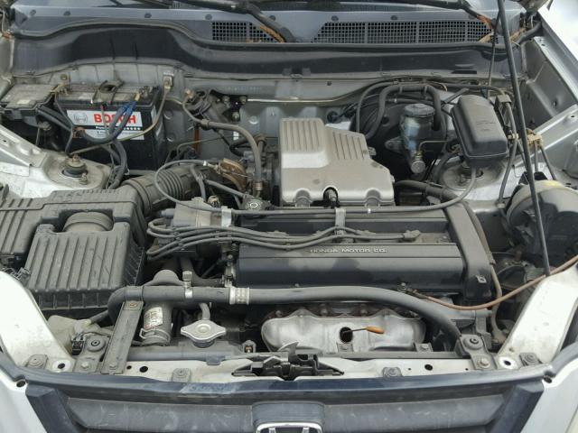 JHLRD2848YC015597 - 2000 HONDA CR-V LX SILVER photo 7