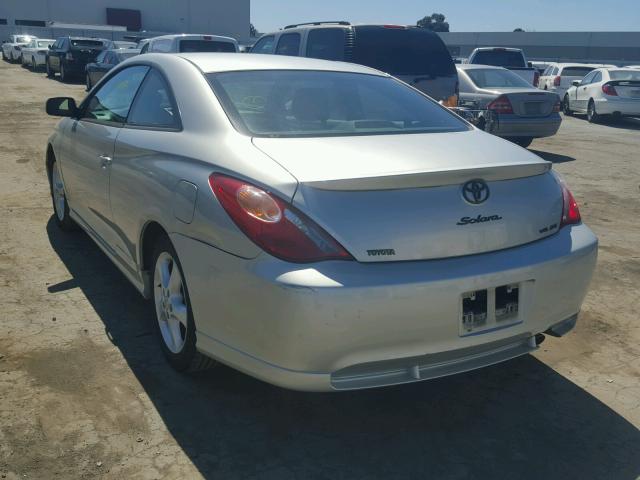 4T1CA38P84U007821 - 2004 TOYOTA CAMRY SOLA SILVER photo 3