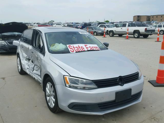 3VW2K7AJ5CM337121 - 2012 VOLKSWAGEN JETTA BASE 银色 照片 1