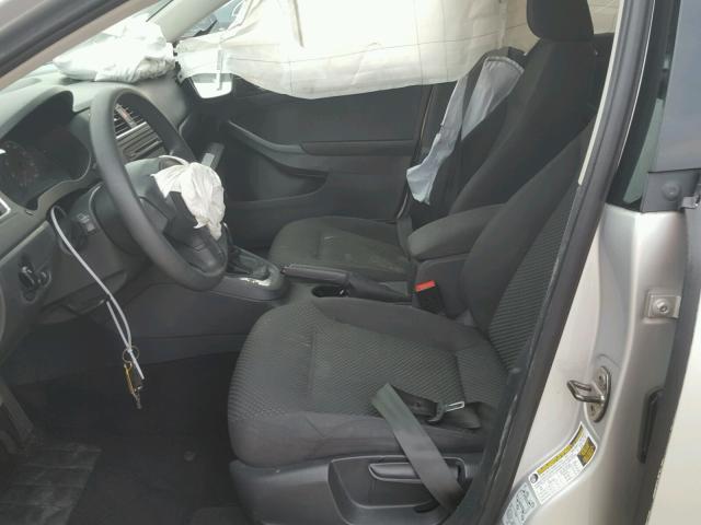3VW2K7AJ5CM337121 - 2012 VOLKSWAGEN JETTA BASE 银色 照片 5