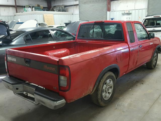 1N6DD26S2WC359171 - 1998 NISSAN FRONTIER K RED photo 4