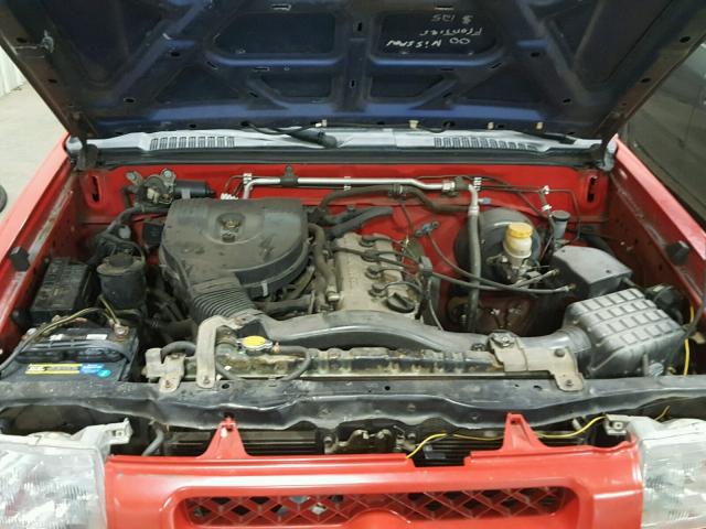 1N6DD26S2WC359171 - 1998 NISSAN FRONTIER K RED photo 7