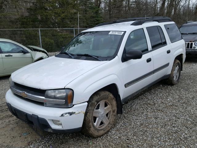 1GNET16S726109557 - 2002 CHEVROLET TRAILBLAZE WHITE photo 2