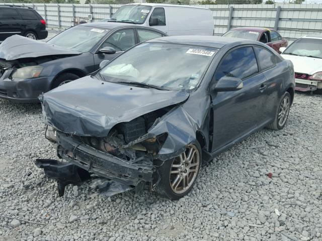 JTKDE177260132996 - 2006 TOYOTA SCION TC GRAY photo 2