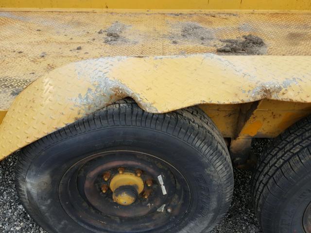 1BUD1220351002167 - 2005 BUTL TRAILER YELLOW photo 9