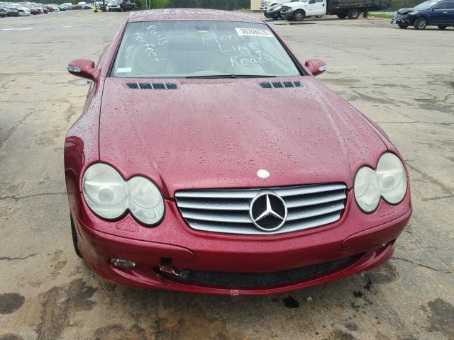 WDBSK75F43F052062 - 2003 MERCEDES-BENZ SL 500R RED photo 9