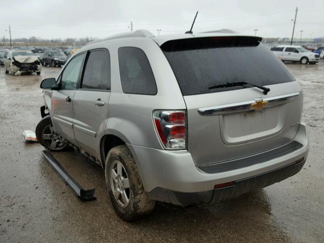 2CNDL73F176115155 - 2007 CHEVROLET EQUINOX LT SILVER photo 3