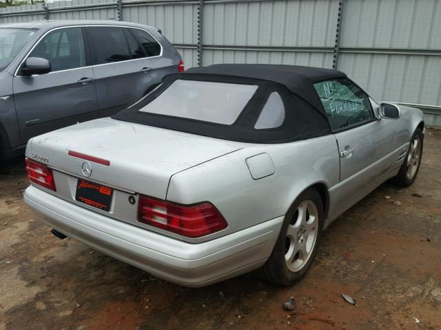 WDBFA76F2XF177649 - 1999 MERCEDES-BENZ SL 600 SILVER photo 4