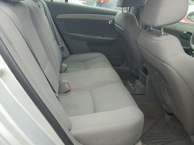 1G1ZF5EZ0AF154046 - 2010 CHEVROLET MALIBU HYB SILVER photo 6