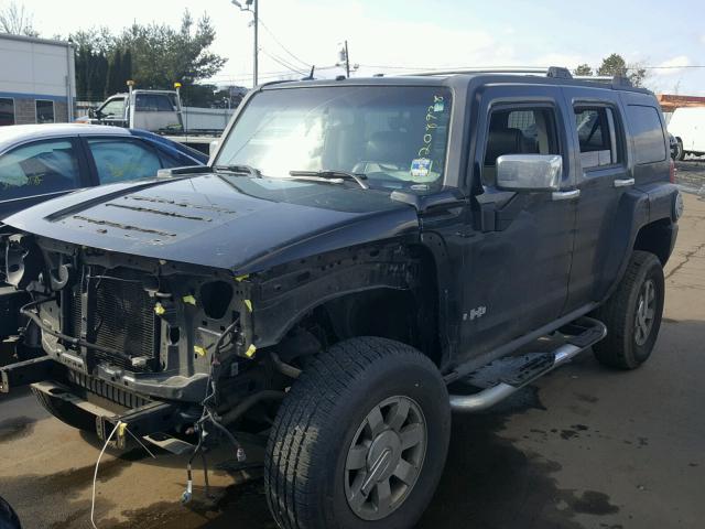 5GTDN136668123202 - 2006 HUMMER H3 BLACK photo 2