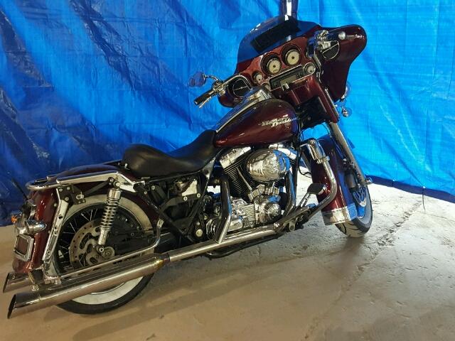 1HD1KB4378Y642788 - 2008 HARLEY-DAVIDSON FLHX RED photo 9