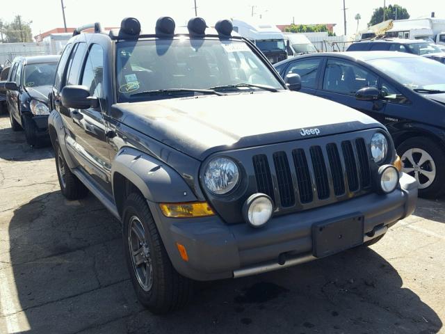 1J4GL38K65W575604 - 2005 JEEP LIBERTY RE GRAY photo 1