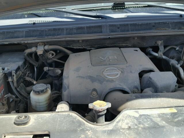 5N1BA08D28N603605 - 2008 NISSAN ARMADA SE SILVER photo 7