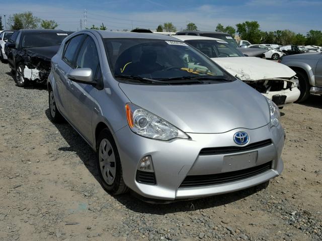 JTDKDTB32E1062734 - 2014 TOYOTA PRIUS C SILVER photo 1