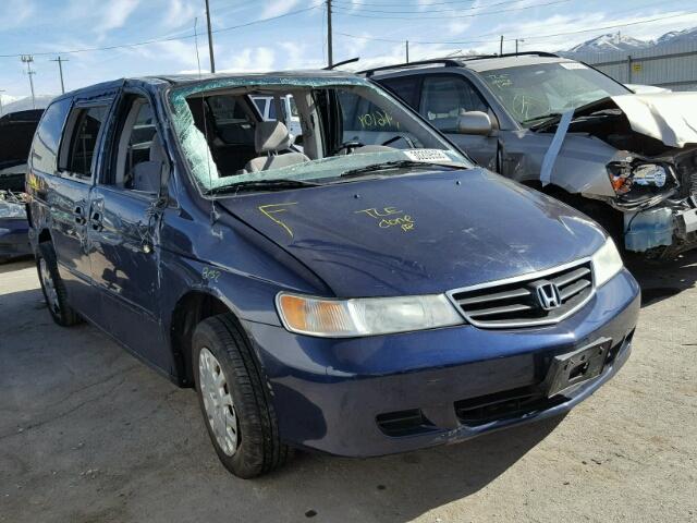 5FNRL18544B105393 - 2004 HONDA ODYSSEY LX BLUE photo 1