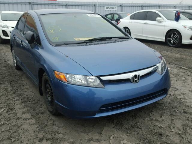 2HGFA16268H014077 - 2008 HONDA CIVIC DX BLUE photo 1