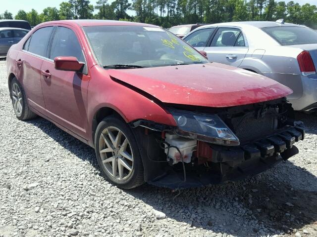 3FAHP0JG9AR333024 - 2010 FORD FUSION SEL RED photo 1