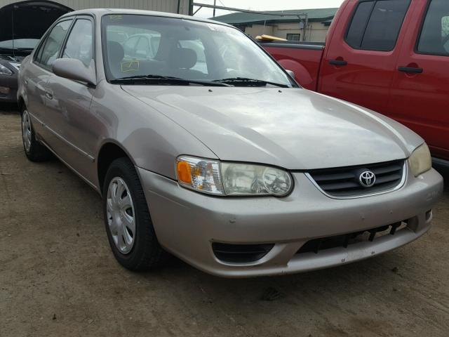 1NXBR12E21Z525046 - 2001 TOYOTA COROLLA CE BEIGE photo 1