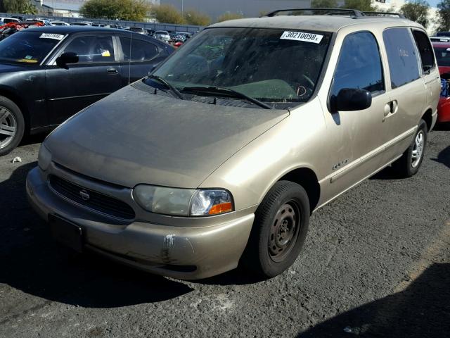 4N2XN11T6XD809050 - 1999 NISSAN QUEST SE GOLD photo 2