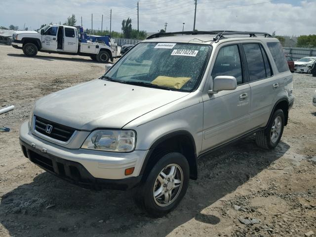 JHLRD18741C046758 - 2001 HONDA CR-V SE SILVER photo 2