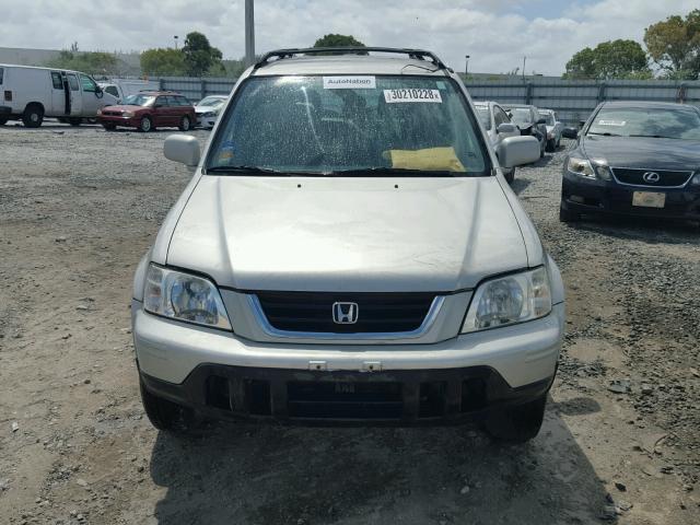 JHLRD18741C046758 - 2001 HONDA CR-V SE SILVER photo 9