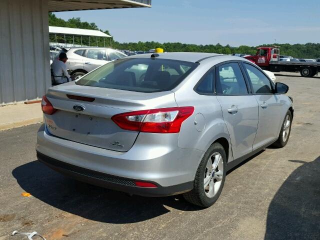 1FADP3F2XEL277743 - 2014 FORD FOCUS SE SILVER photo 4