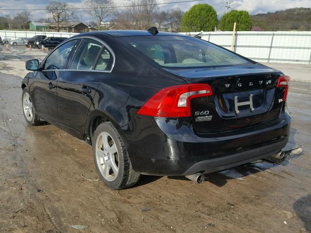 YV1612FS3D2183345 - 2013 VOLVO S60 T5 BLACK photo 3