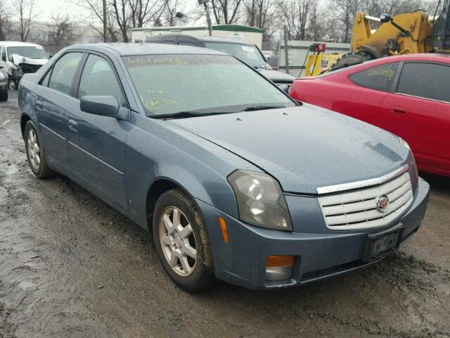 1G6DM57T960208635 - 2006 CADILLAC CTS BLUE photo 1