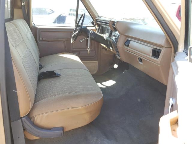 1FTEF15N5GPA98085 - 1986 FORD F150 TAN photo 5