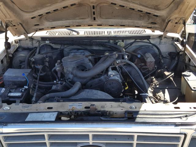 1FTEF15N5GPA98085 - 1986 FORD F150 TAN photo 7