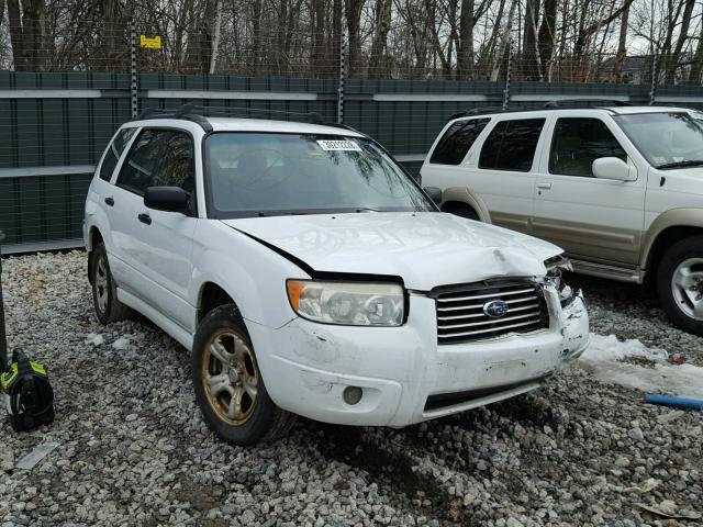 JF1SG63626H714039 - 2006 SUBARU FORESTER 2 WHITE photo 1