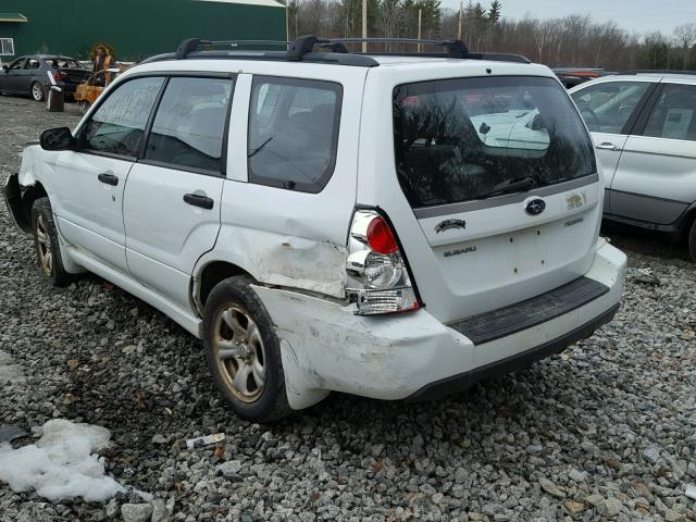 JF1SG63626H714039 - 2006 SUBARU FORESTER 2 WHITE photo 3