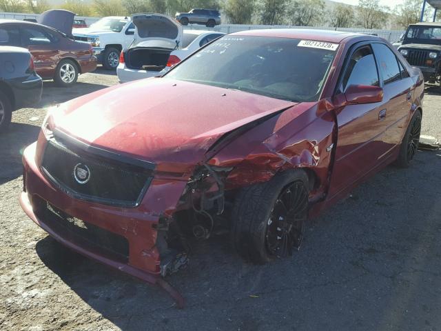 1G6DN56S950186270 - 2005 CADILLAC CTS-V RED photo 2