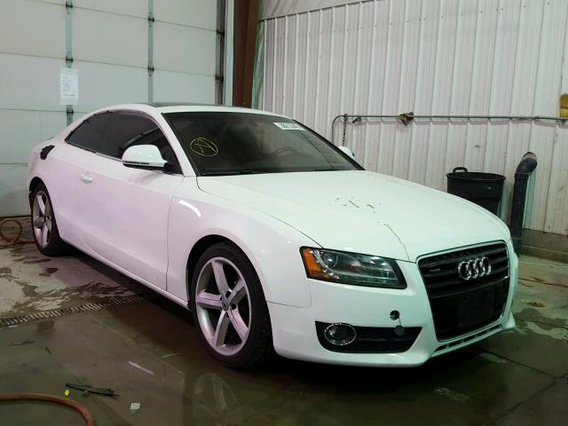 WAUDK78T09A034771 - 2009 AUDI A5 QUATTRO WHITE photo 1