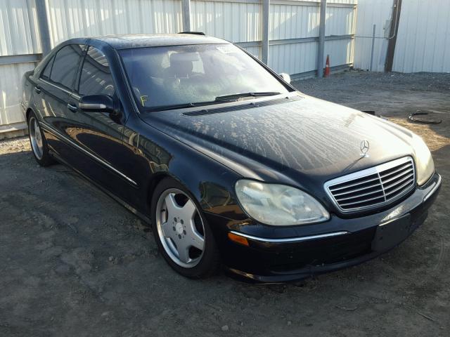 WDBNG70J81A209726 - 2001 MERCEDES-BENZ S 430 BLACK photo 1