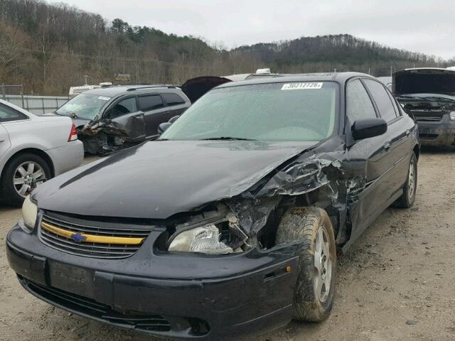 1G1NE52J43M613562 - 2003 CHEVROLET MALIBU LS შავი ფოტო 2