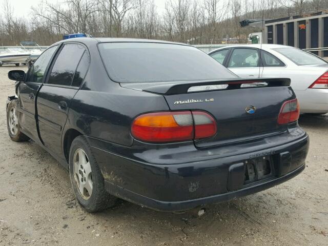 1G1NE52J43M613562 - 2003 CHEVROLET MALIBU LS შავი ფოტო 3