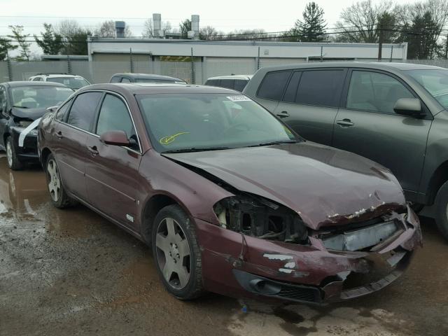 2G1WD58C269224436 - 2006 CHEVROLET IMPALA SUP BURGUNDY photo 1