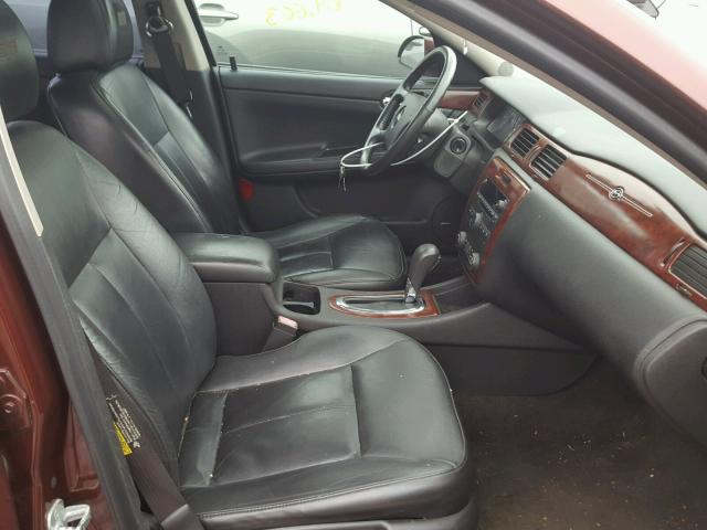 2G1WD58C269224436 - 2006 CHEVROLET IMPALA SUP BURGUNDY photo 5