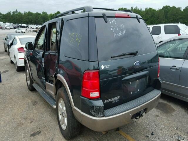 1FMZU64K84ZA91820 - 2004 FORD EXPLORER E GREEN photo 3