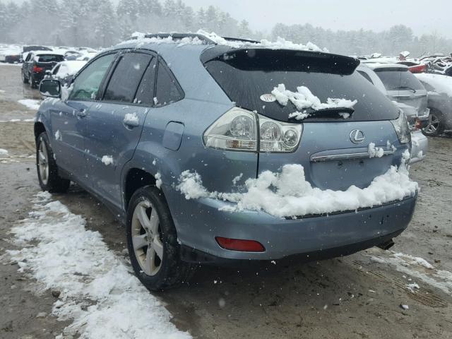 2T2HA31U96C095087 - 2006 LEXUS RX 330 BLUE photo 3