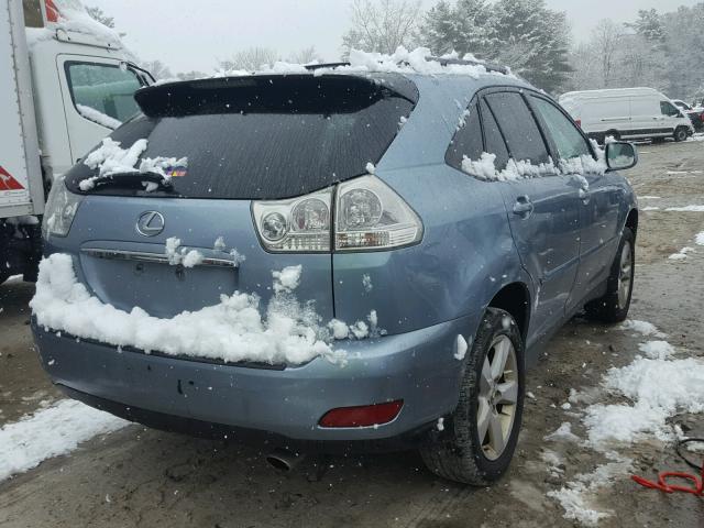 2T2HA31U96C095087 - 2006 LEXUS RX 330 BLUE photo 4