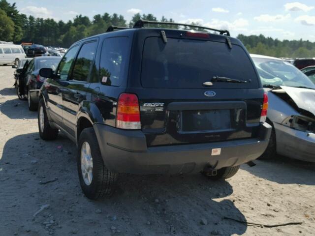 1FMCU93104KB08814 - 2004 FORD ESCAPE XLT BLACK photo 3